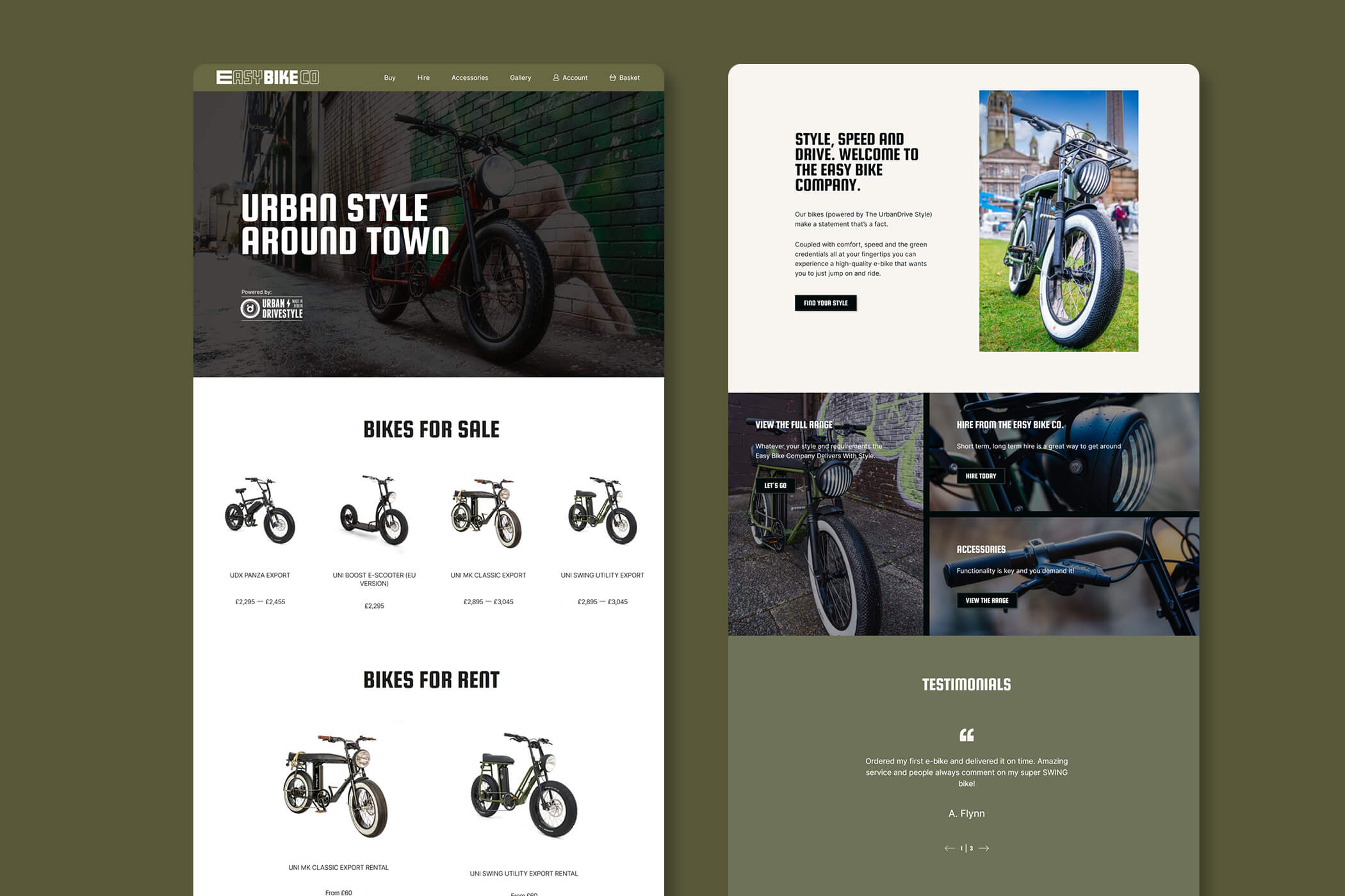Easy Bike Home Page