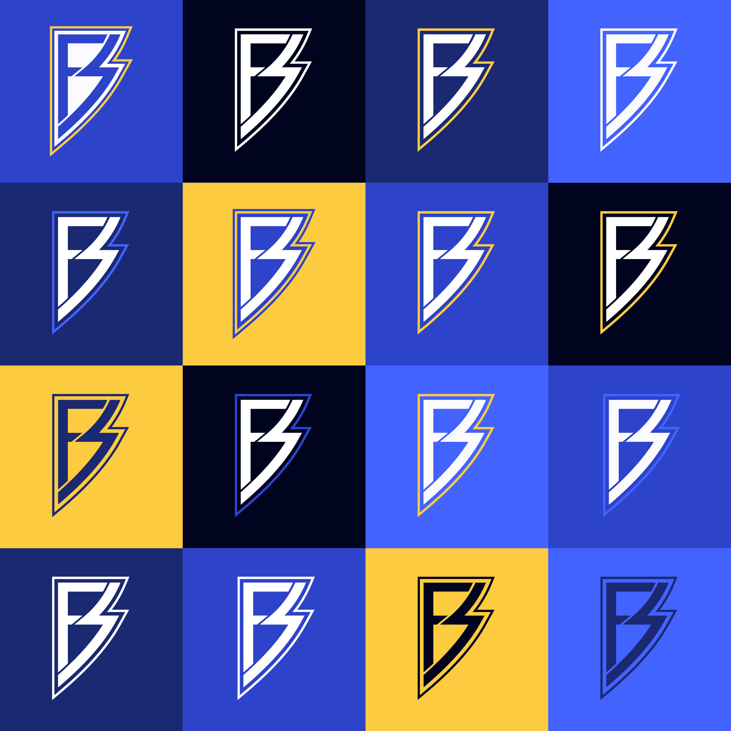 Ballers Soccer logo colour variations